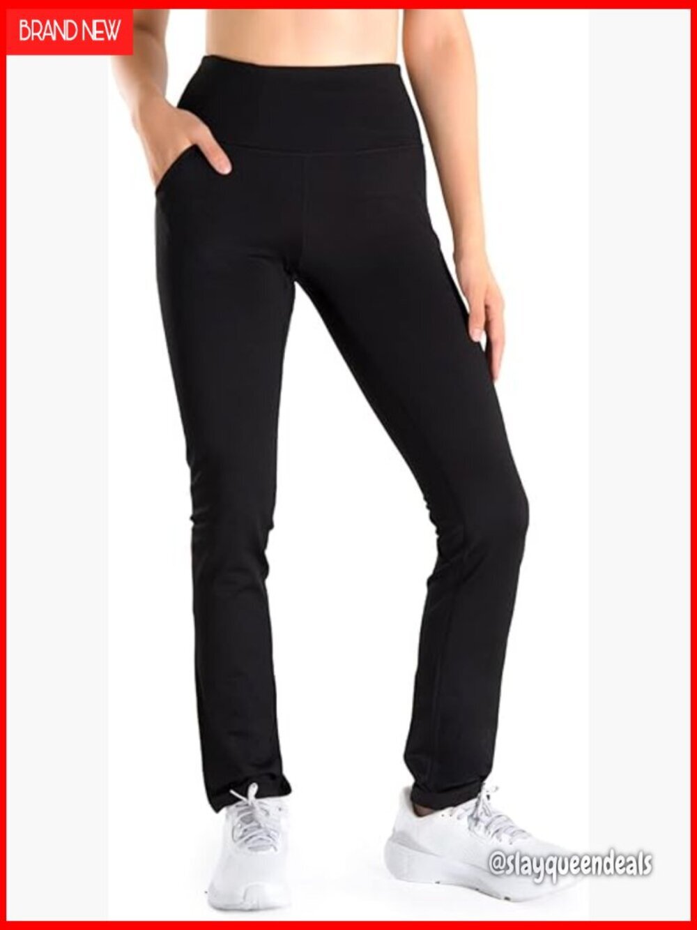Fleece Lined Thermal Pants Slim Fit Winter Snow Pants with 5 Pockets